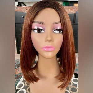 Front lace wig fiber hair